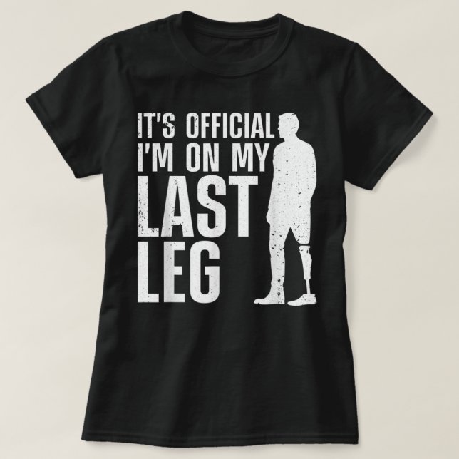 Camiseta Cool Leg Amputee Art For Men Women Prosthetic Leg  (Diseño del anverso)