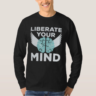 Camiseta Cool Liberate Your Mind Freedom Mindset Soldiers