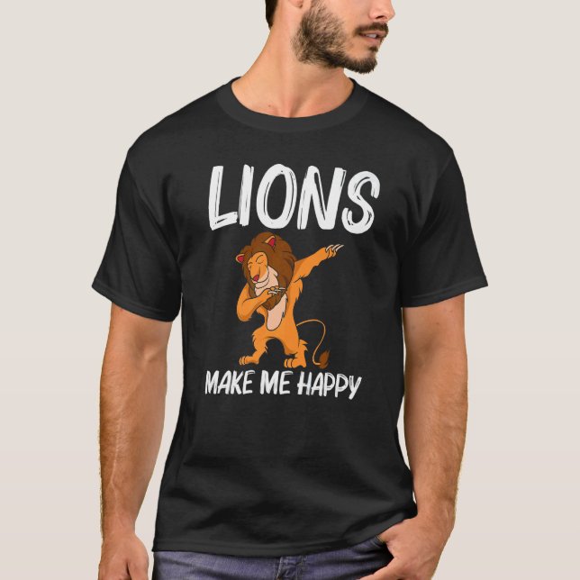 Camiseta Cool Lion For Men Women Jungle Safari Animal (Anverso)