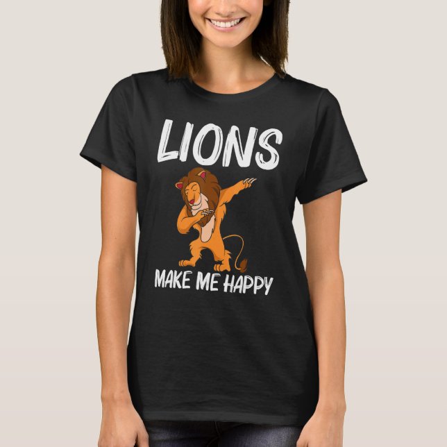 Camiseta Cool Lion For Men Women Jungle Safari Animal  1 (Anverso)