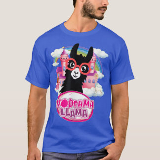 Camiseta Cool Llama with Fairy Princess Palace Cartoon Illu