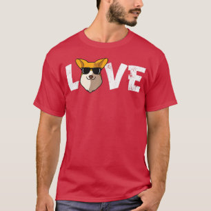 Camiseta Cool Love Pembroke Corgi Mom Funny Dog Dad