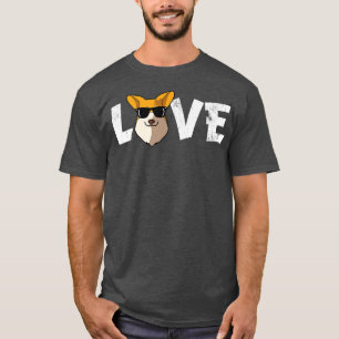Camiseta Cool Love Pembroke Corgi Mom Funny Dog Dad-201