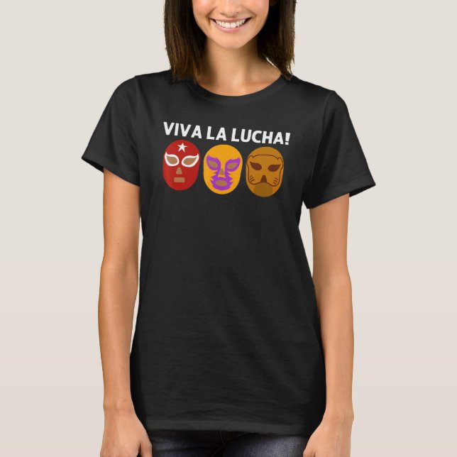 Camiseta Cool Lucha Libre For Men Women Luchador Mexican Wr (Anverso)