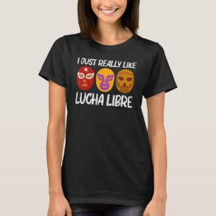 Camiseta Cool Lucha Libre Para Hombres Mujeres Luchador Mex
