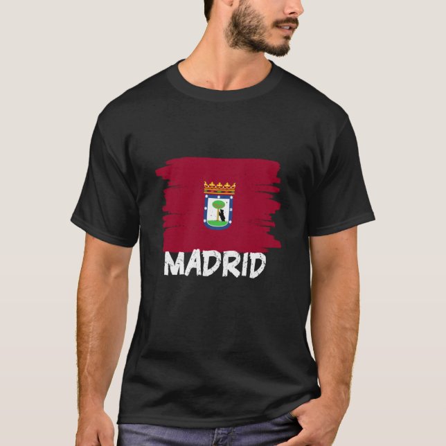 Camiseta Cool Madrid Flag (Anverso)