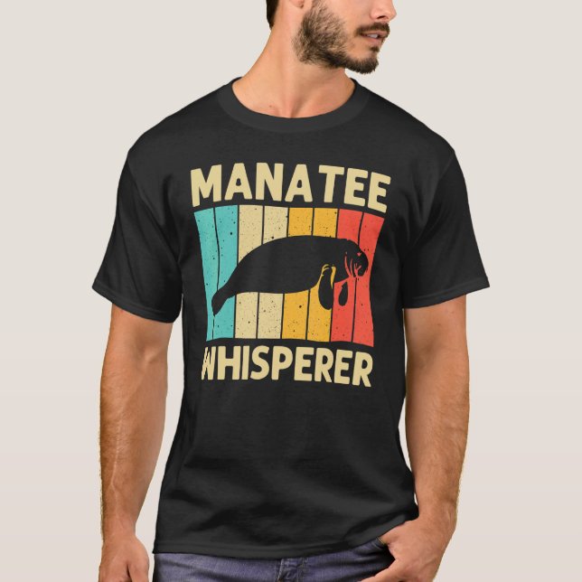 Camiseta Cool Manatee For Men Women Sea Cow Save The Manate (Anverso)