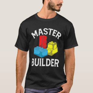 Camiseta Cool Master Builder Bloques de Construcción Hombre