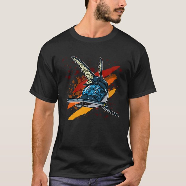 Camiseta Cool mechanical Shark (Anverso)