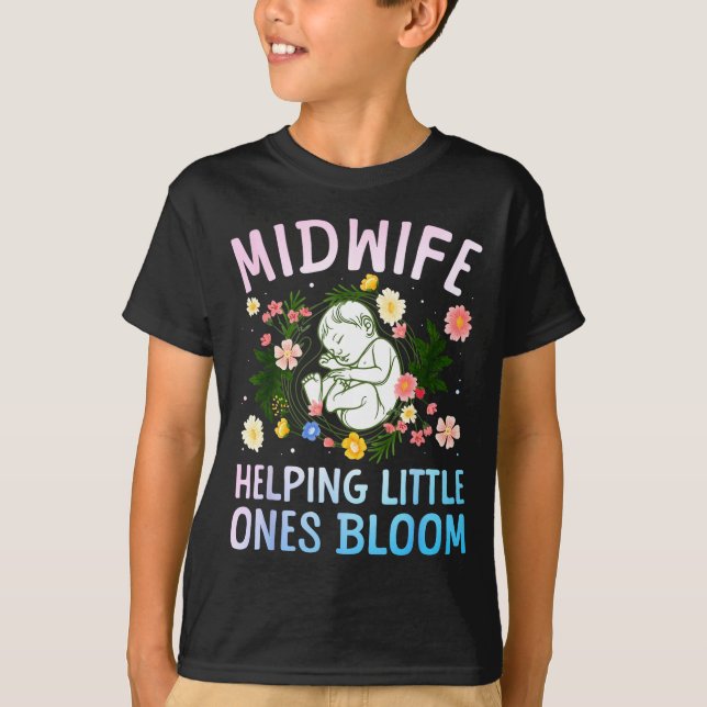 Camiseta Cool Midwife Art For Women Midwifery Doula Nursing (Anverso)