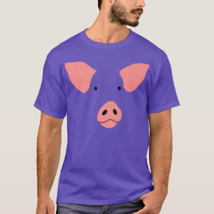 Camiseta Cool Minimalist Art Pig Premium 