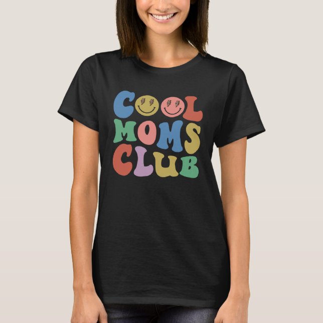 Camiseta Cool Moms Club New Mom Pregnancy Baby Shower Mothe (Anverso)