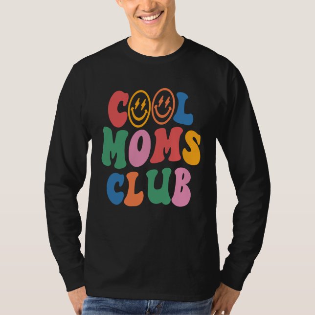 Camiseta Cool Moms Club Trendy Moms Retro Cute Mama (Anverso)