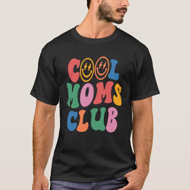 Camiseta Cool Moms Club Trendy Moms Retro Cute Mama (Anverso)