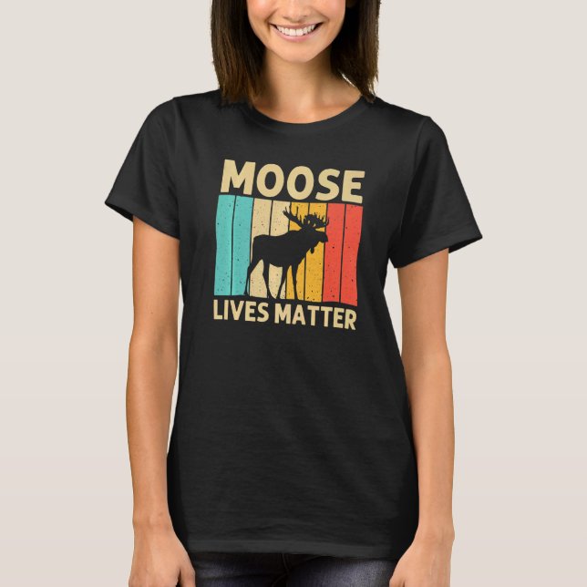 Camiseta Cool Moose For Men Women Moose Alaska Moose Elk Hu (Anverso)