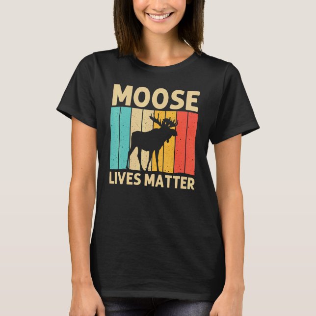 Camiseta Cool Moose For Men Women Moose Alaska Moose Elk Hu (Anverso)