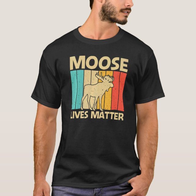 Camiseta Cool Moose For Men Women Moose Deer Bull Elk (Anverso)