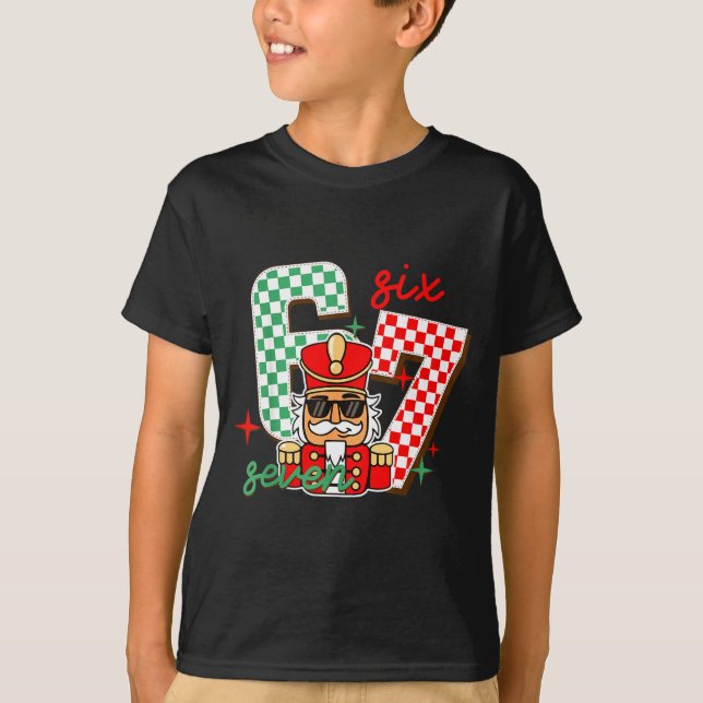 Camiseta Cool Nutcracker Christmas 67 Six Seven Gen Alpha S (Anverso)