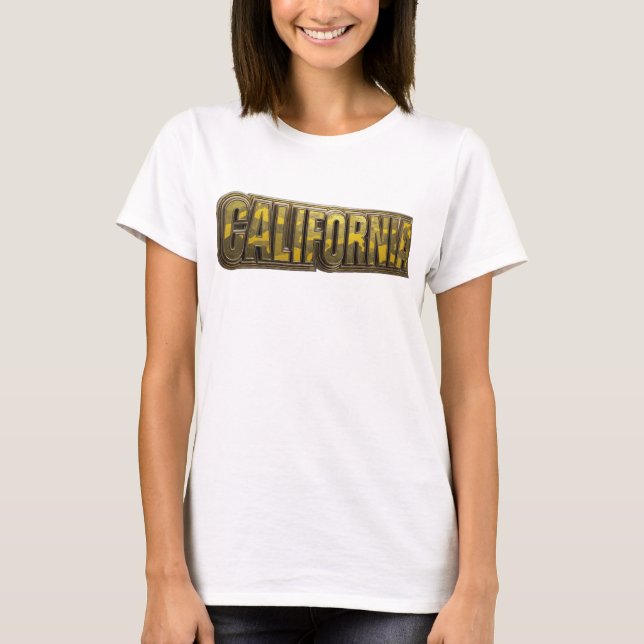 Camiseta Cool Orange CALIFORNIA Statement (Anverso)