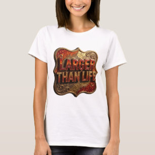 Camiseta Cool Orange LARGER THAN LIFE
