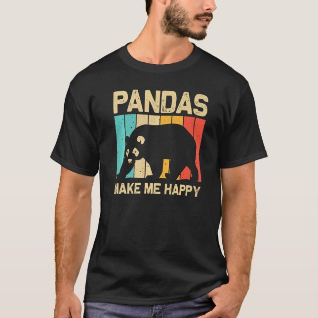 Camiseta Cool Panda For Men Women Panda Bear Animal  Zookee (Anverso)