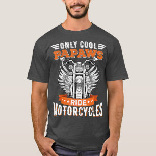Camiseta Cool Papaws Ride Motorcycles Bike Cycling for Spor