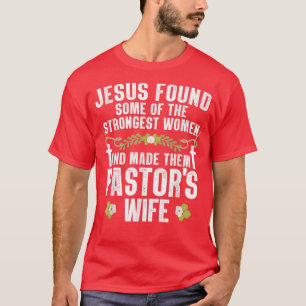 Camiseta Cool Pastor Wife Art Women Girl Pastor Appreciatio