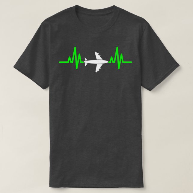 Camiseta Cool Pilot Heartbeat  (Diseño del anverso)