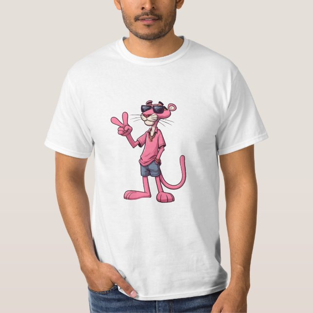 Camiseta Cool Pink Panther (Anverso)