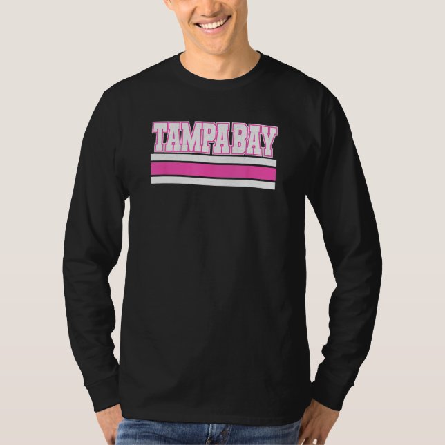 Camiseta Cool Pink Tampa Girly Pink Simple & Adorable Tampa (Anverso)
