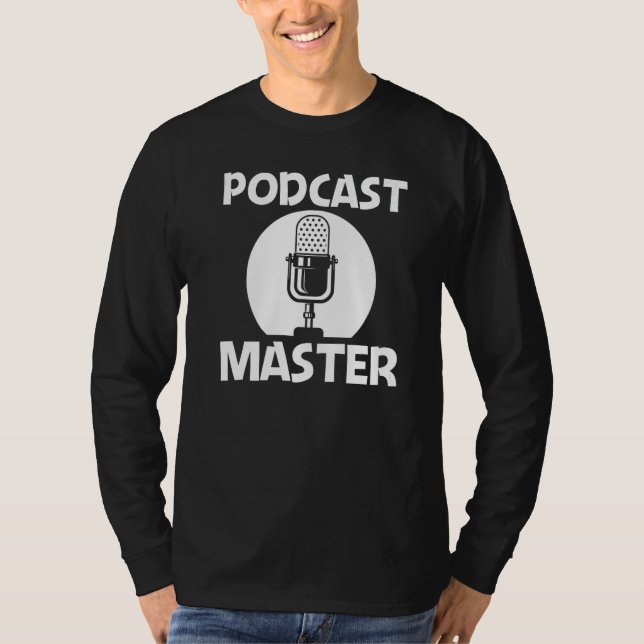 Camiseta Cool Podcast For Men Women Podcaster Microphone St (Anverso)
