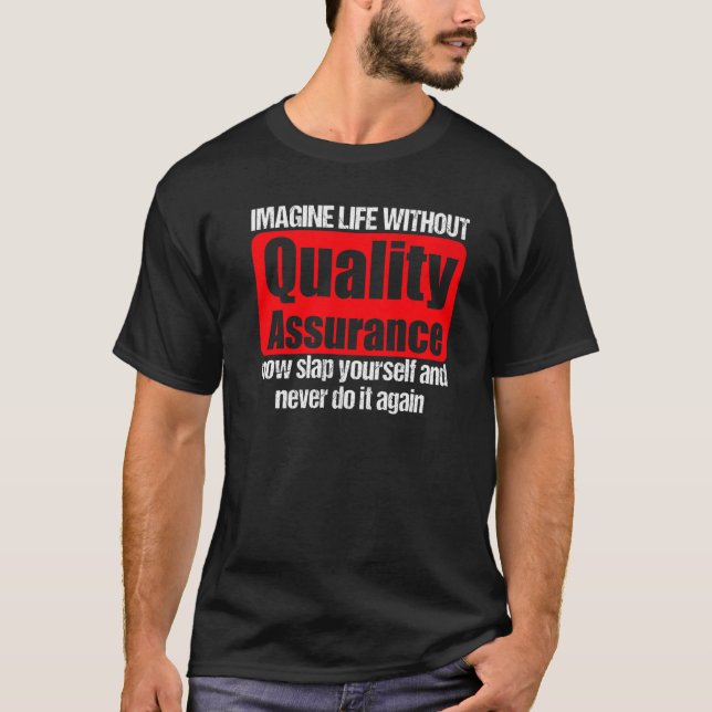 Camiseta Cool Quality Assurance Apparel  Amazing Assurances (Anverso)