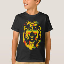 Camiseta Cool Rasta León Oscuro Niños