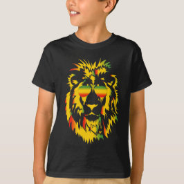 Camiseta Cool Rasta León Oscuro Niños