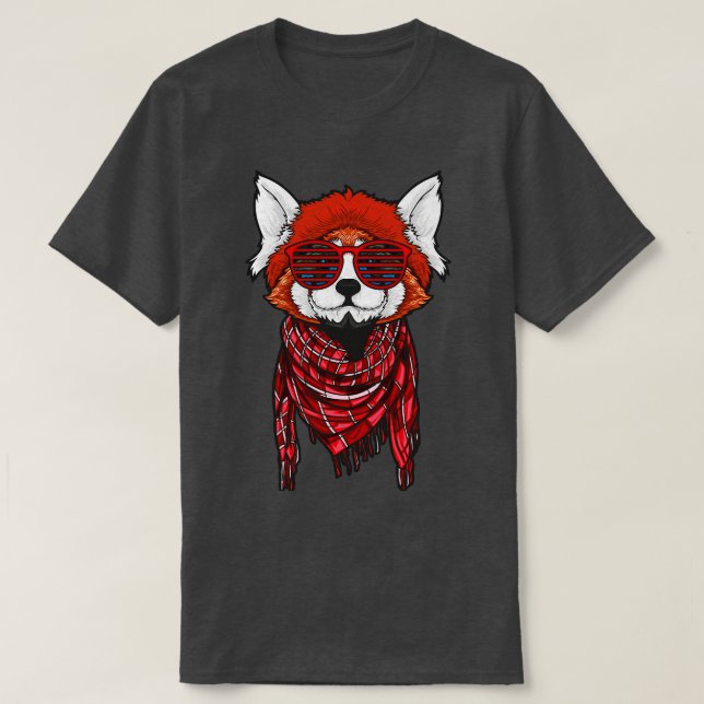 Camiseta Cool Red Panda (Diseño del anverso)
