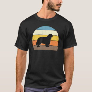Camiseta Cool Retro Atardecer Cavalier King Charles Spaniel