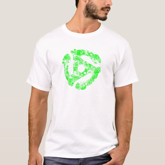 Camiseta COOL Retro Grunge 45 spacer DJ (Anverso)