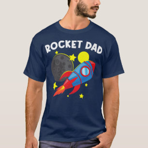 Camiseta Cool Rocket For Dad Father Rockets Space Ship Spac