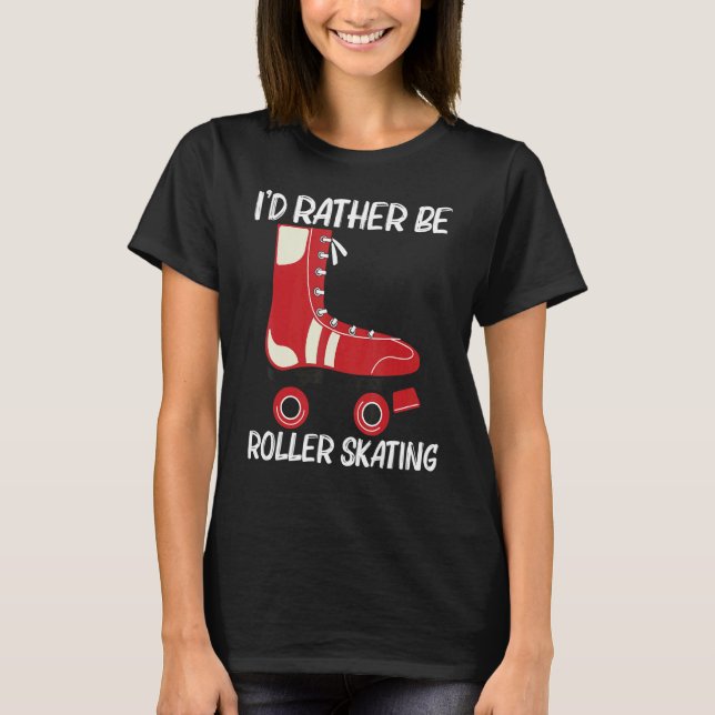 Camiseta Cool Roller Skating For Men Women Recreational Spo (Anverso)