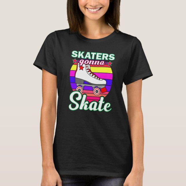 Camiseta Cool Roller Skating For Men Women Roller Derby Dis (Anverso)