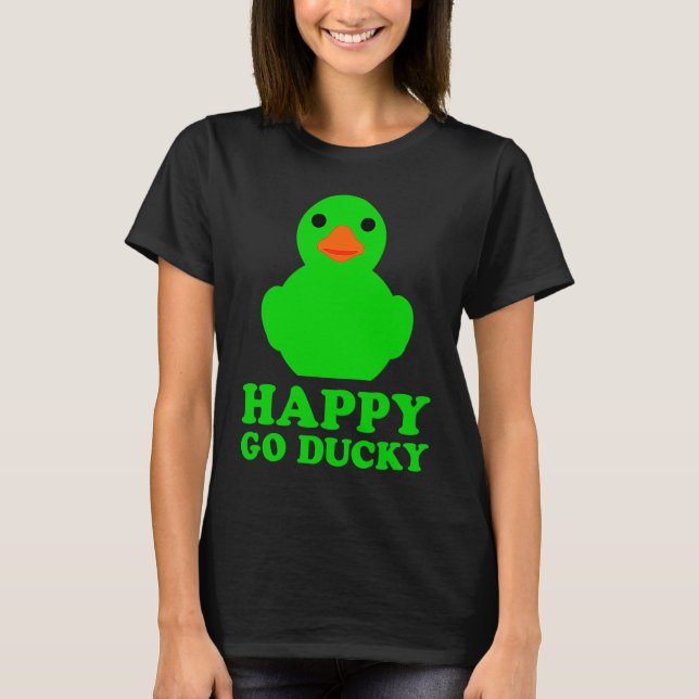 Camiseta Cool Rubber Duck Lover Lucky Ducky Quack Cute Anim (Anverso)