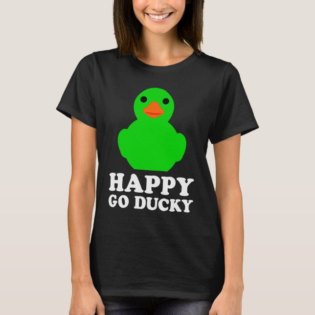 Camiseta Cool Rubber Duck Lover Lucky Ducky Quack Cute Anim (Anverso)