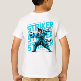 Camiseta  Cool Samurai Cat Soccer Striker - Gift for soccer