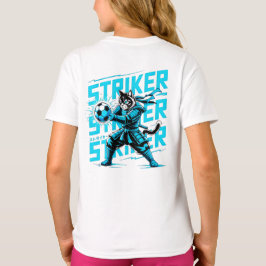 Camiseta Cool Samurai Cat Soccer Striker - Gift for soccer