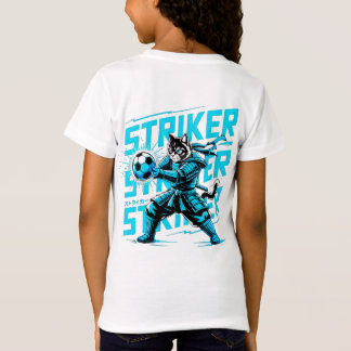 Camiseta  Cool Samurai Cat Soccer Striker - Gift for soccer
