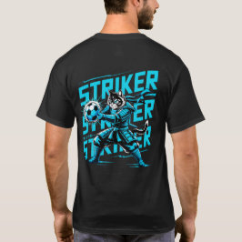 Camiseta  Cool Samurai Cat Soccer Striker - Regalo para fút