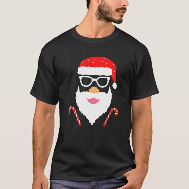 Camiseta Cool Santa Claus Costume Merry Xmas Party (Anverso)