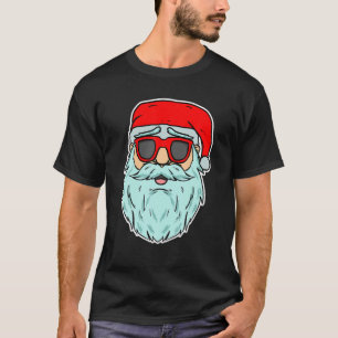 Camiseta Cool Santa Claus Sunglasses Xmas Party Merry Chris