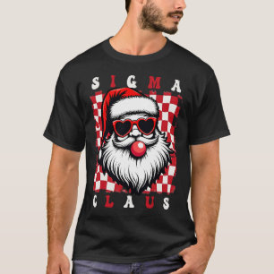 Camiseta Cool Santa Rizz Feliz Rizzmas Chistes Sigma Navida