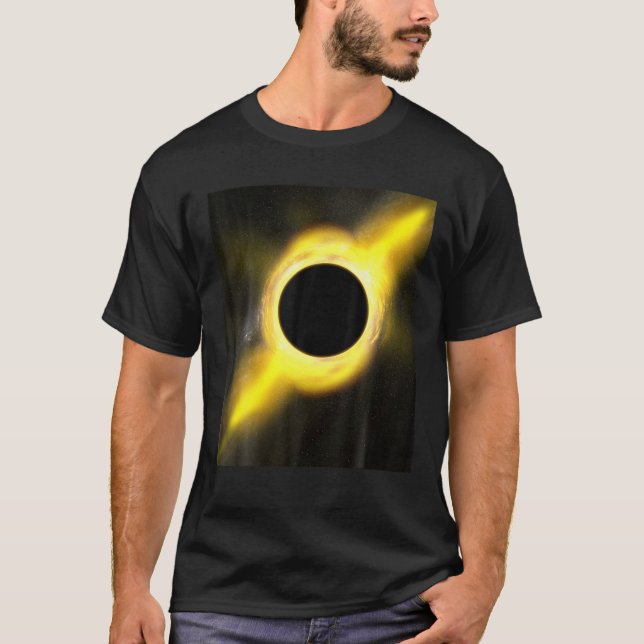 Camiseta Cool Science Geek T Black Hole (Anverso)